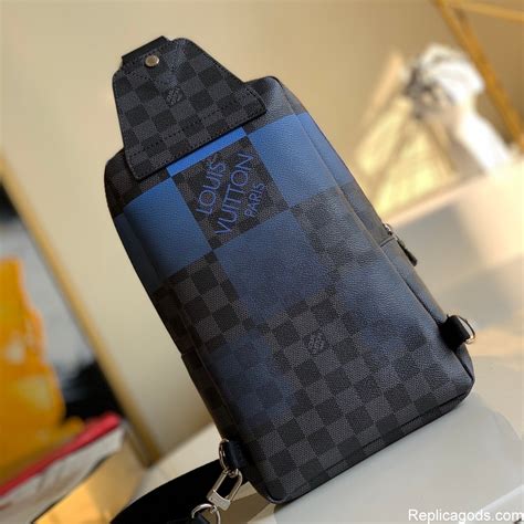 louis vuitton avenue sling bag blue|louis vuitton sling bag damier.